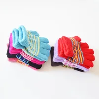 1-3 Years Kids Winter Warm Thicken Gloves Girls Boys Children Cute Mittens Imitation Full Finger Gloves перчатки детские 2
