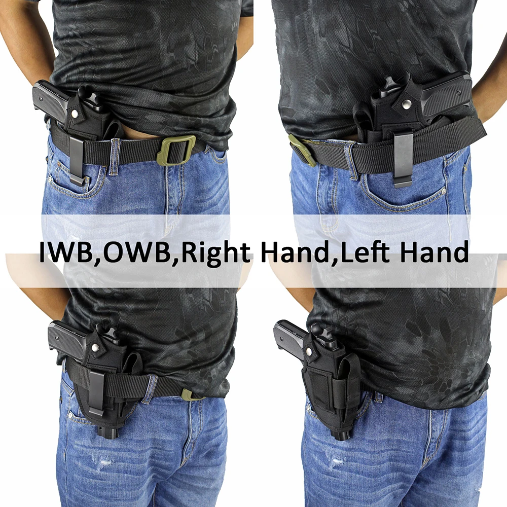 Кобура для скрытого ношения пистолета IWB OWB кобура со слотом журнала и сменным