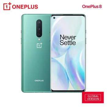 Перейти на Алиэкспресс и купить Смартфон OnePlus 8, глобальная версия, 8 Гб 128 ГБ, Snapdragon 865, 6,55 дюйма, 90 Гц, Fluid AMOLED, 4300 мАч, зарядное устройство 30T, 48 МП, NFC, Android 10