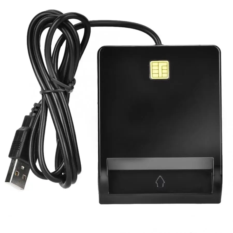 Считыватель сим-карт eader IC, rfid, копир SIM/ATM/IC/ID, считыватель смарт-карт, USB адаптер, черный