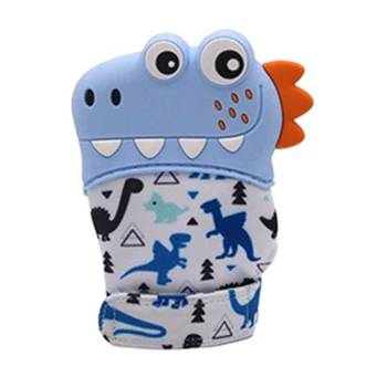 

Baby Silicone Mitts Teething Mitten Glove Sound Teethers Toy Gifts Newborn Nursing Mittens Teether