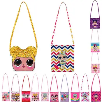 

LOL Surprise Dolls Original New Children Cartoon Bags Girls Lovely Shoulder Bags Diagonal Span Small Capacity Buckle Backpack