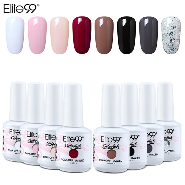 Elite99 Gel Nagellack Gel Lack Farbe Semi Permanent Nägel Kunst Gel Nagellack Für Maniküre Gellak Top Mantel Hybrid primer