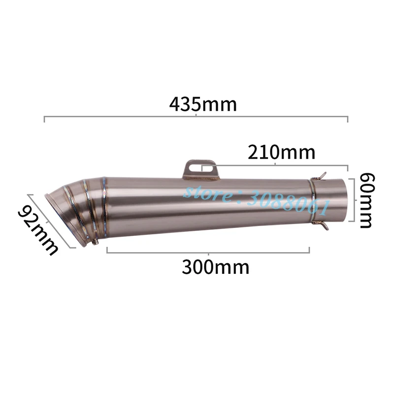 Универсальный мотоцикл Akrapovic GP выхлопной Escape модифицированный титановый сплав глушитель дБ убийца глушитель для Ninja 400 R25 Z900 ATV