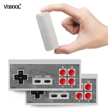 

Video Games Console Wireless USB Handheld Retro Game Built In 620 Classic 8 Bit Game Mini Console Move Duble Gamepad