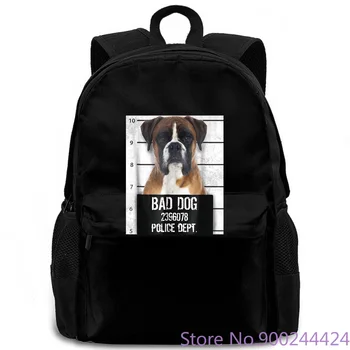 

Dog , Puppy Mug Shot, Bad Doggy Kawaii Print Cheap Wholesale Interesting Pictures women men backpack laptop travel school