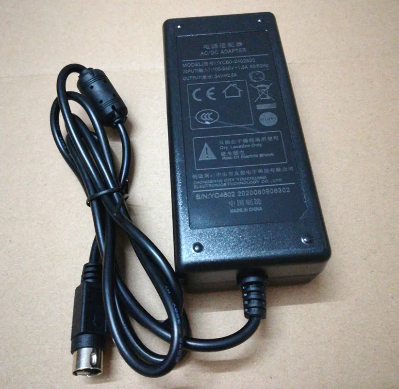 Core Ye Q200 Q200II 360B Power Adapter thermal receipt printer 24V 2.5A power adapter | Компьютеры и офис