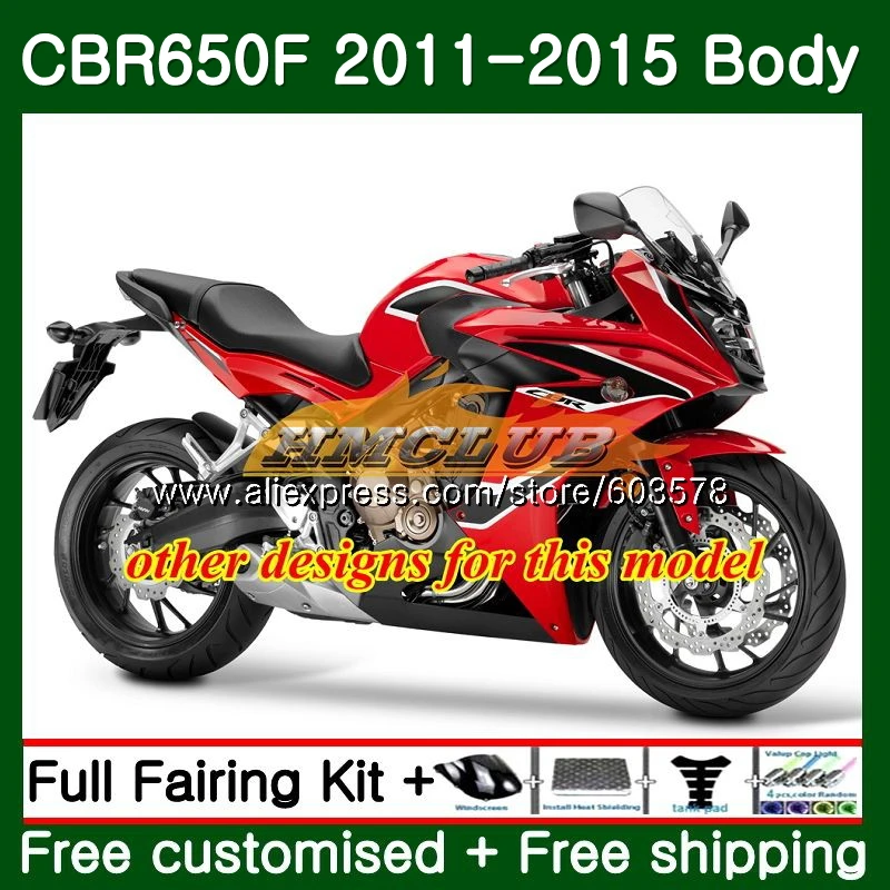CBR-650F для HONDA CBR 650F 650 F 2011 2012 2013 Горячее Красное blk 130CL. 2 CBR650 F CBR-650 CBR650F, возрастом 11, 12, 13, 14, 15, обтекатель