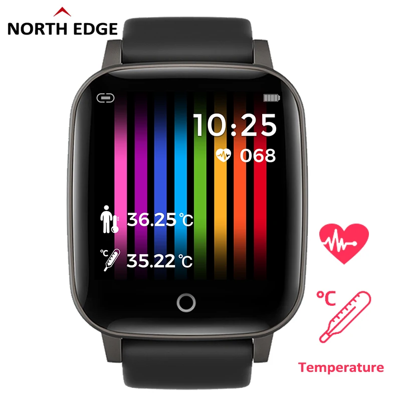 

Men's Smart Watch Body Temperature 24H Measurement Health Watch Heart Rate Smartwatch Fitness Tracker For XIAOMI Android IOS