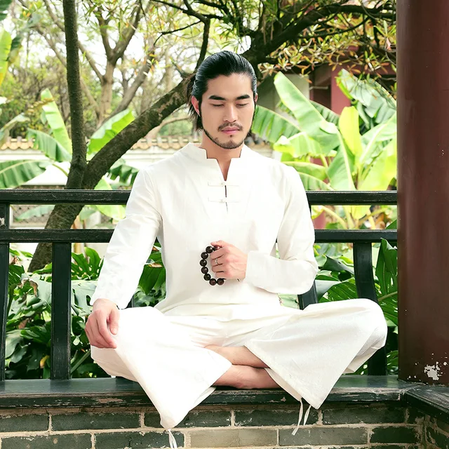 White Cotton Yoga Clothes