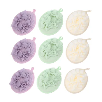 

9pcs Bath Ball Durable Professional Practical Cleaning Sponge for Home