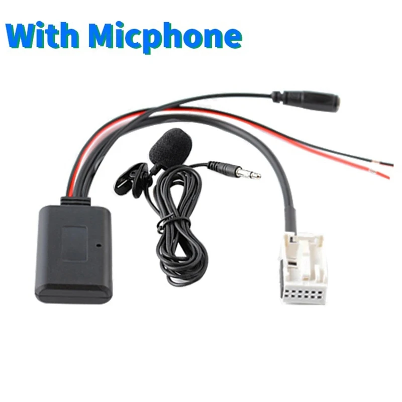 Module Adaptateur Audio Auxiliaire Bluetooth de Câble Récepteur Lecteur de  Musique avec microphone compatible avec Peugeot 207 307 407 607 807 408 508  Citroen C1 C2 C3 C4 C5 C6 C8 DS3 Autoradio : : High-Tech