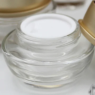 30g Cream Jar Пустой косметический стеклянный контейнер с матовое золото Топы крем для ухода за кожей банку лосьон-крем с дозатором эфирное масло стеклянная бутылка для жидкостей - Color: 30g Cream Jar