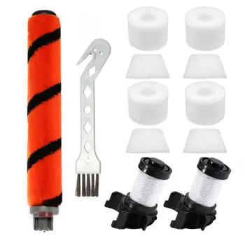 

8Pcs Vacuum Cleaner Accessories Filter Soft Brush Kit For Shark 1 Rolling Brush + 2 HEPA Filters + 4 Filters + 1 Cleaning Tool