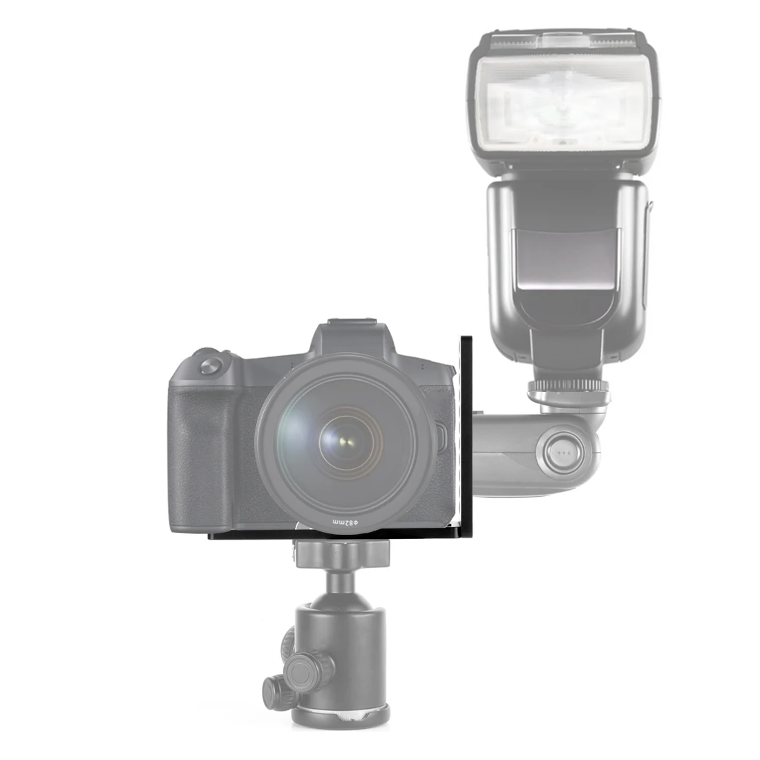 Suport rapid pentru gimbal DJI Moza Zhiyun - Placă L din aluminiu CNC