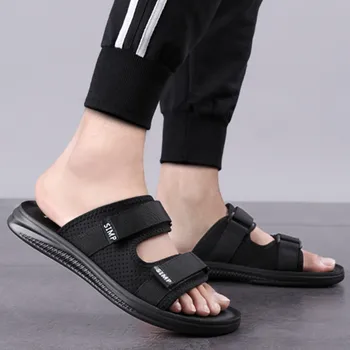 

Sports slippers men's tide 2020 summer new lazy beach shoes men wear sandals and slippers outdoor non-slip Мужские сандалии