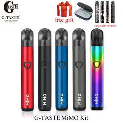 Новейший Vape pod Комплект G-taste Mimo Pod Комплект 450 мАч встроенный аккумулятор 1,3 мл pod Картридж мини vape Комплект для вейпера VS minifit/caliburn