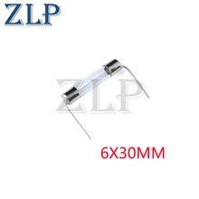 

6*30mm Take the lead Glass fuse tube With a pin 6x30mm 250V 10A 12A 15A NEW