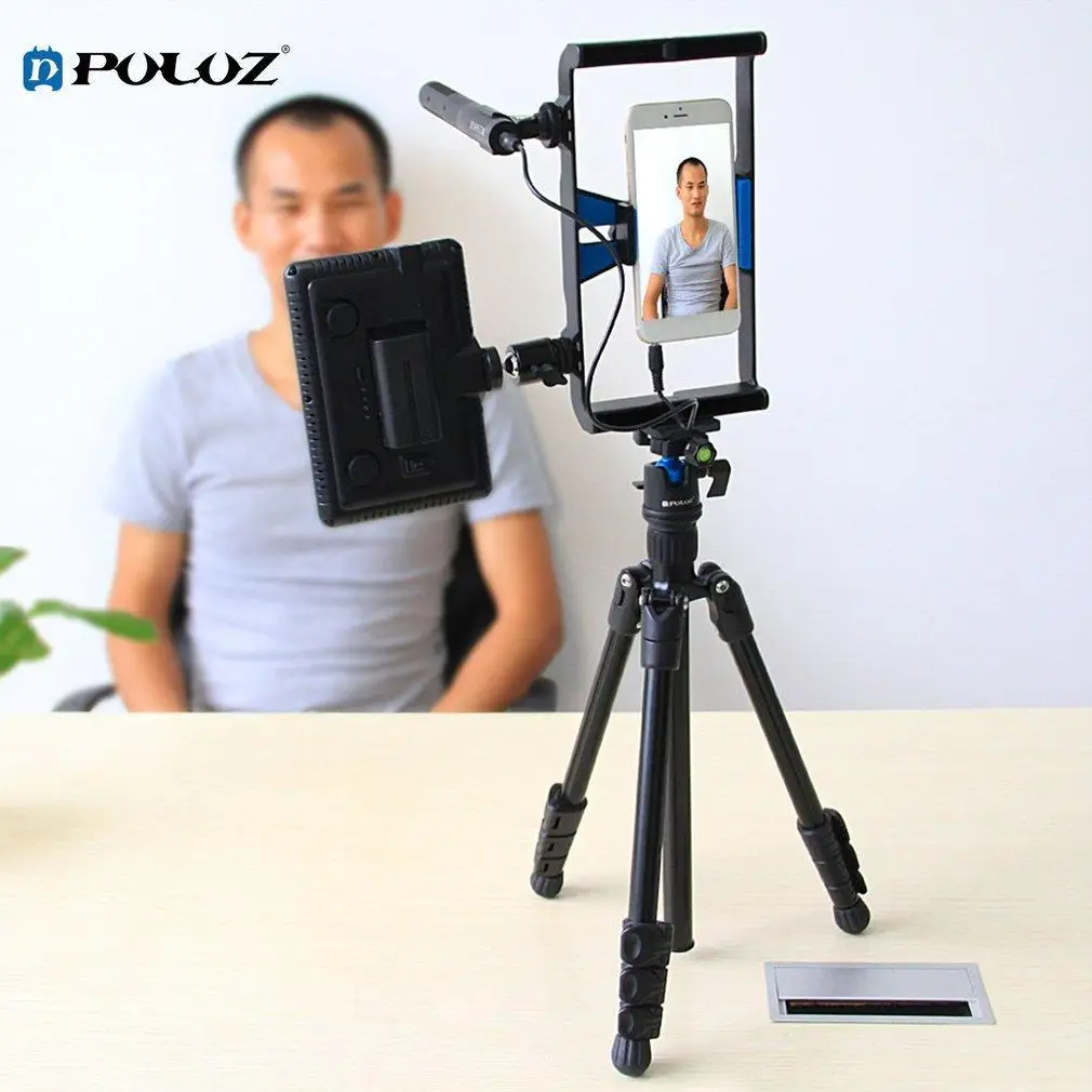PULUZ PU3007 ручной кронштейн видеокамеры для мобильного телефона видео съемки LN