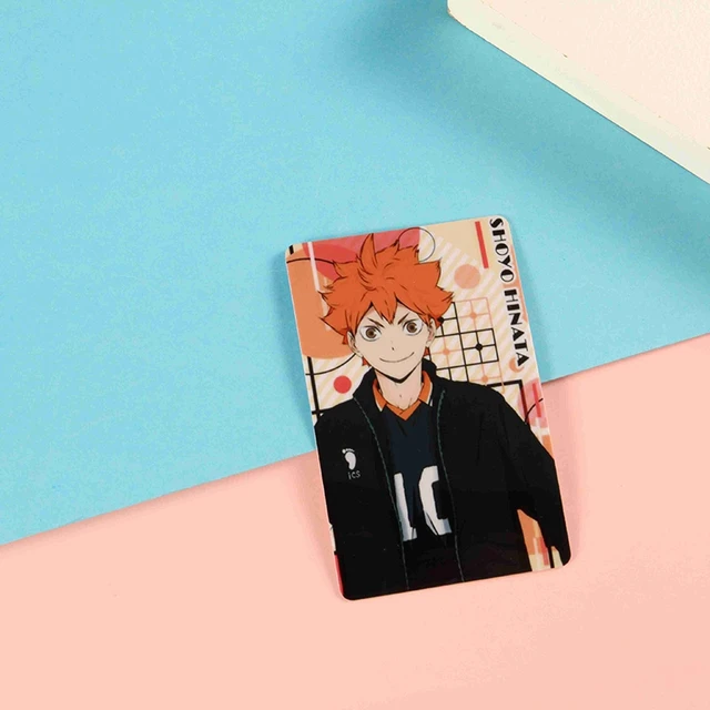 1 pcs Anime Haikyuu!! Figure Name Cards Hinata Shoyo Kageyama