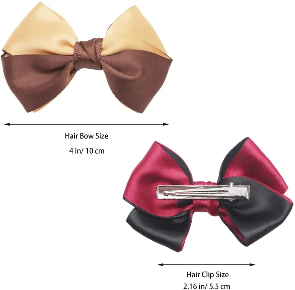 16 шт. бантики для волос девочек ручная работа банты атласная ткань супер