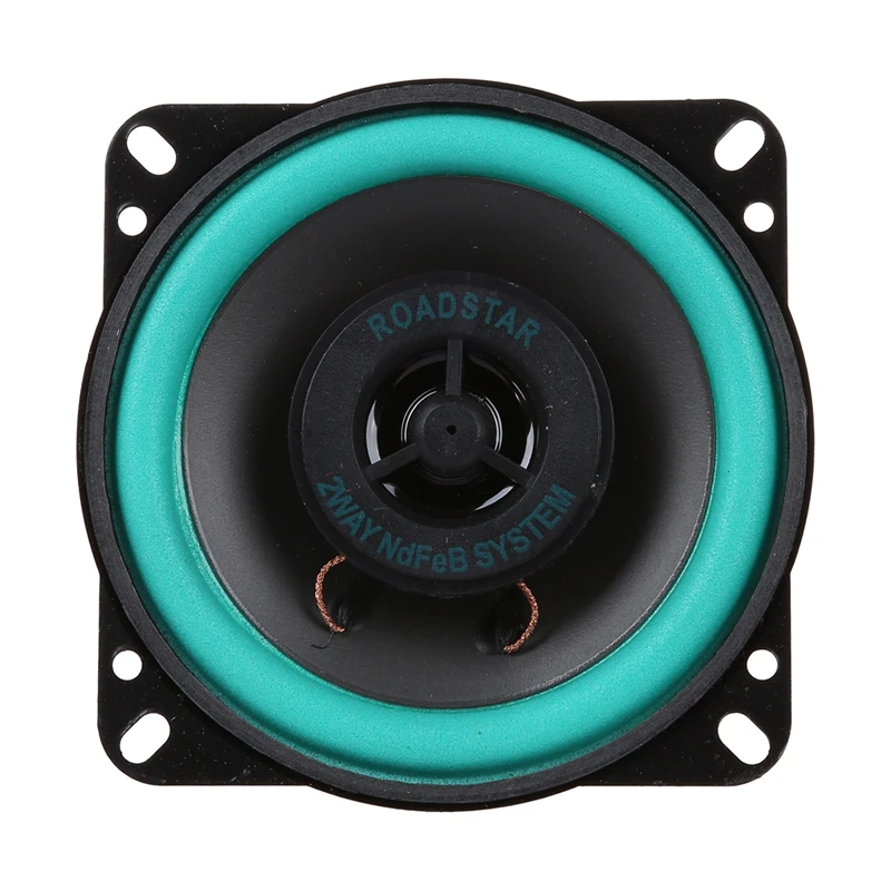 Magnetic Base Dual Cone Mounting Car Auto Sound Audio Speaker 4" Dia ED 