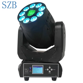 

Spot+Wash Light 1x75W White LED and 9x12W RGBWA UV 6IN1 Colorful LED Spot Washer Moving Head/SZB-MH091275