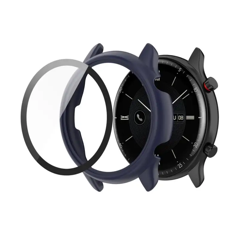 Screen Protector Case Cover for Xiaomi Huami Amazfit GTR 2 2e gtr2 Smart Watch Accessories Shell Full Cover Plating Protection 