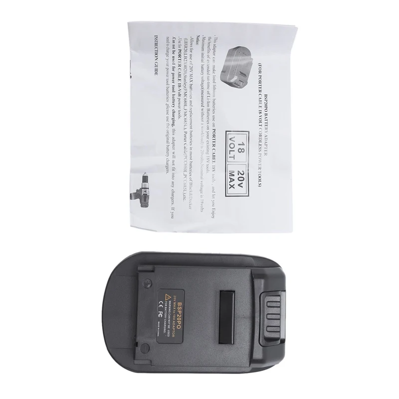 Bps20Po 20 в до 18 в адаптер для преобразования батареи для Black Decker/Стэнли/Портер Кабель для Porter кабель 18-вольт электроинструменты