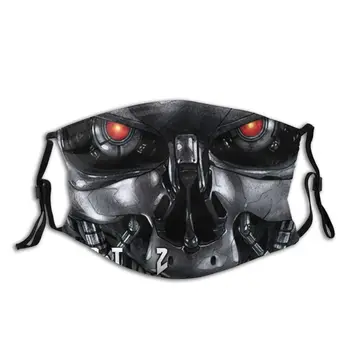 

Terminator Non-Disposable Mouth Face Mask Anti Haze Dustproof Mask With Filters Protection Mask Respirator Mouth Muffle
