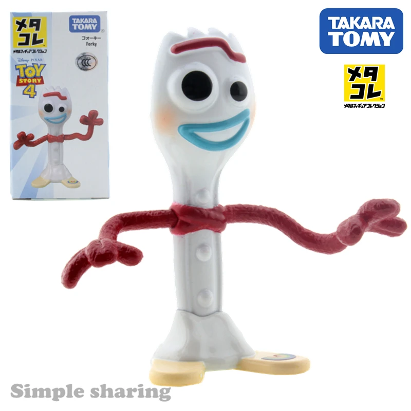 Takara Tomy tomica forky сплав модель комплект pixar desney История игрушек детские литые игрушки Аниме безделушка миниатюрная Детская кукла