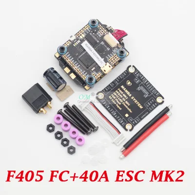 Контроллер полета Diatone MAMBA F405 40A4in1 MK2 и 40A 3 6S DSHOT600 бесщеточный ESC для
