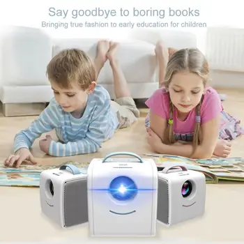 

Mini Projector 700 Lumens Portable Projector Child Early Education Mini LED Home Projector Support 1080P Home Theater Projector