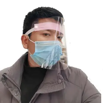 

Anti-Fog Anti-Spatter Protective Mask Isolated Mask 360 Degree Antifoam Cap Hd Transparent Mask Clear Vision color random