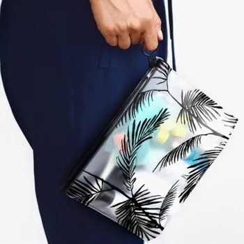 

Transparent PVC Bags Cosmetic Bag Travel Makeup Case Women Zipper Make Up Bath Organizer Beauty Case Waterproof Toiletry Bag