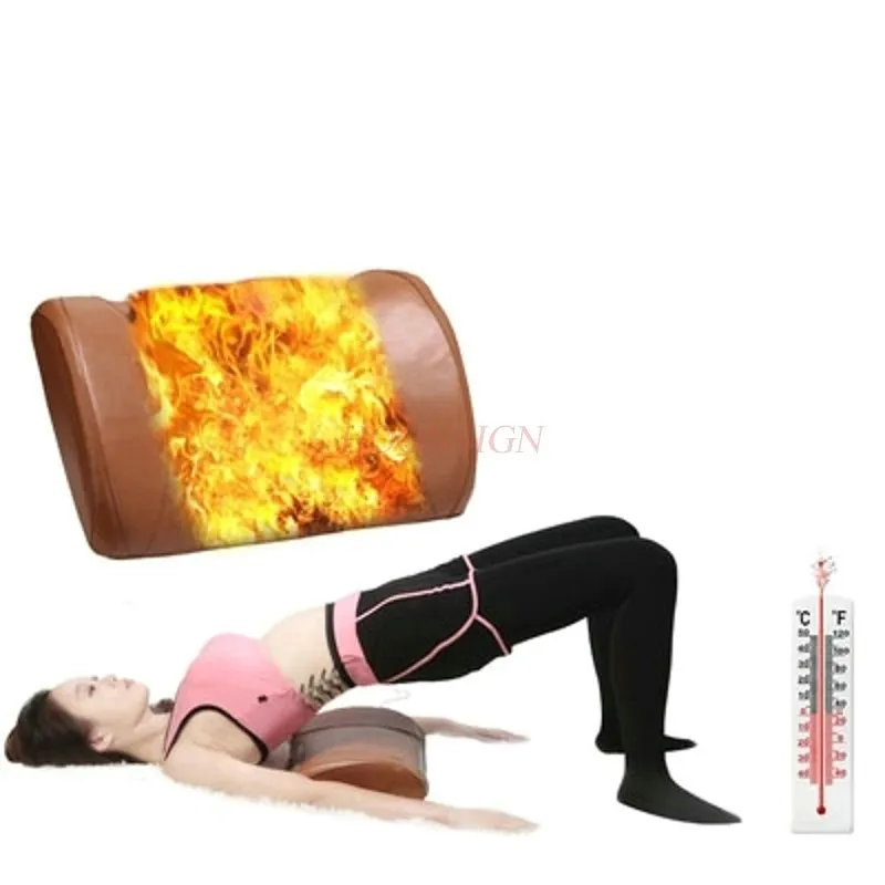 lumbar traction device Home Waist Care Tool Body Massage Physiology Curvature Straightening Orthosis Tractor Massager Pad Pillow