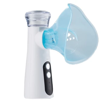 

Portable Mini Cool and Warm Mist Vaporizers for Adults and Kids, Humidifier with Mask US Plug