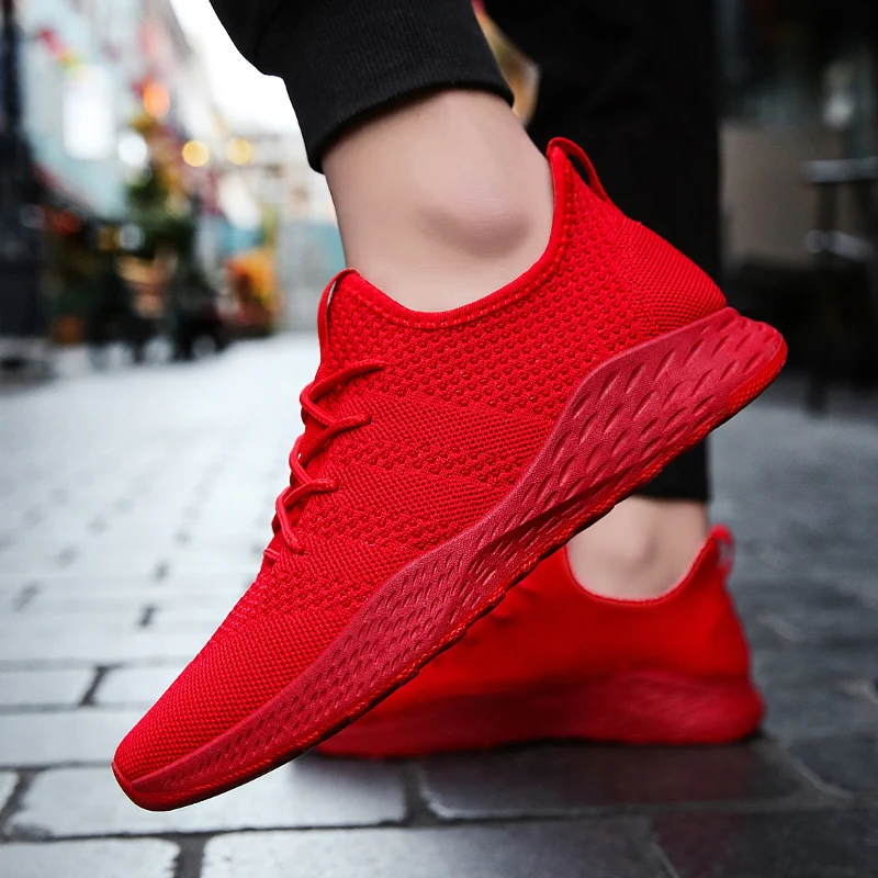 Мужские кроссовки, дышащие, Flyknit, спортивная обувь для бега, повседневная, уличная, модная, сетка, Треккинговая обувь, тренировочная обувь, дропшиппинг, AODLEE