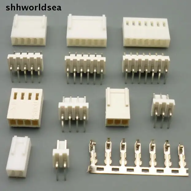 

shhworldsea 100sets/Lot Connector Header 2.54mm KF2510 2P 3P 4P 5P 6P 7P 8P 9P 10P Kit Housing Pin header Terminal