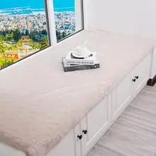 ROWNFUR Напольный ковер для Окна Залива Гостиной Шерстяное одеяло для Спальни Мягкий Пушистый Плюшевый Детский Прикроватный Дверной Коврик из Искусственной Шерсти