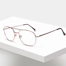 Винтажные металлические солнцезащитные очки с двойным мостом, оправа для женщин, очки пилота по рецепту, очки, линзы, оправа TT3044