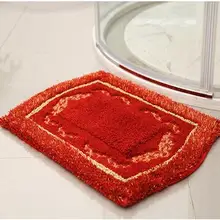 Европейский стиль замшевый дверной коврик коврики для спальни кровать верхнее одеяло ванная комната Впитывающий Коврик машинная стирка