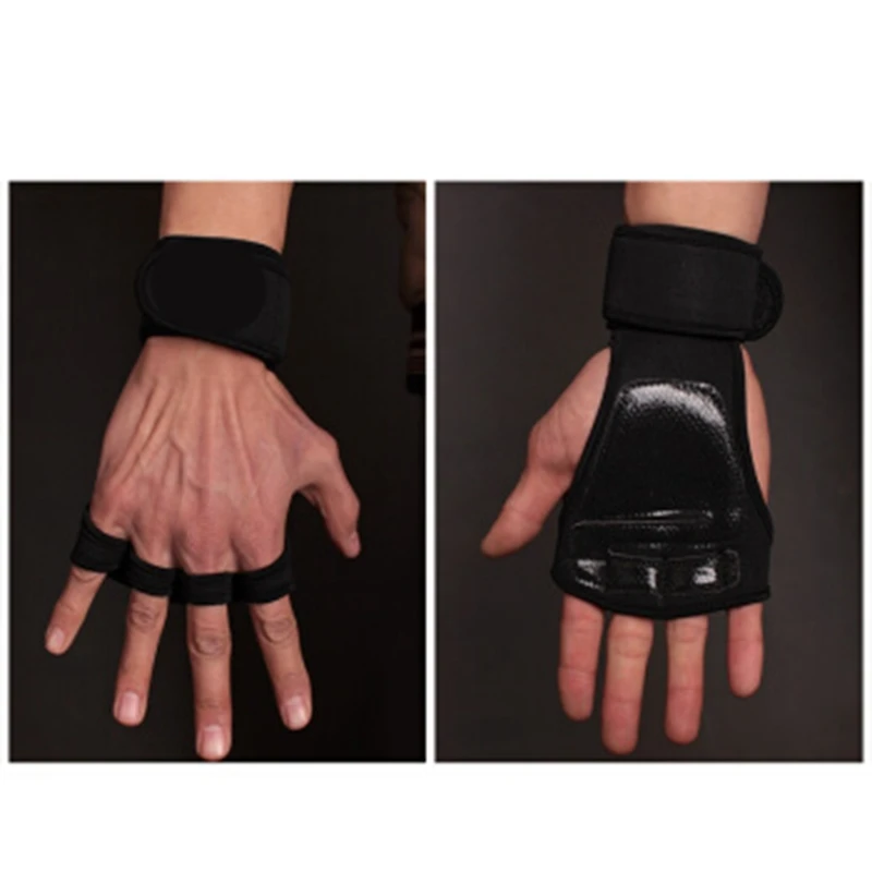 New 1 Pair Weight Lifting Training Gloves Women Men Fitness Sports Body Building Gymnastics Grips Gym Hand Palm Protector Gloves (3)