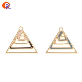 

Cordial Design 100Pcs 21*25MM Jewelry Accessories/Earring Connectors/Triangle Shape/Zinc Alloy/DIY/Hand Made/Earring Findings