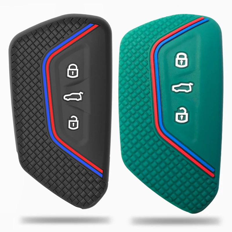 Новинка 2021 чехол для ключа Seat Leon Mk3 Smart Keychian Skoda Octavia A8 MK8 2020 VW Volkswagen Golf 8