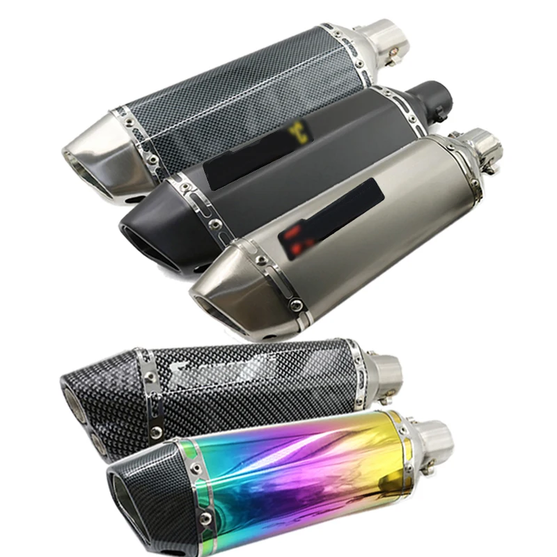 Универсальный модифицированный глушитель выхлопных газов 36-51 мм для мотоцикла Ak