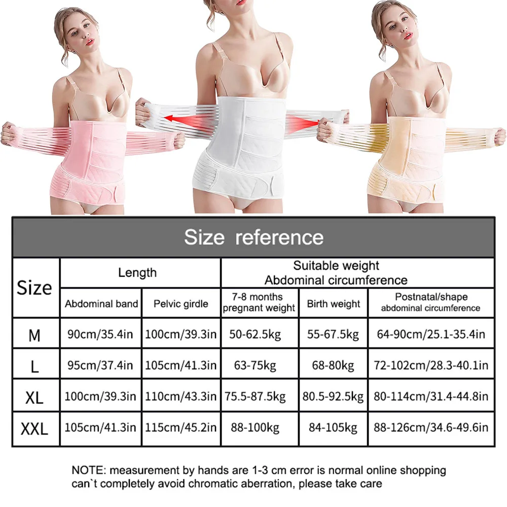 3 in 1 Belts Care Abdomen Support Brace Protector Pregnant Women Recovery Belly/waist/pelvis Shapewear enceinte