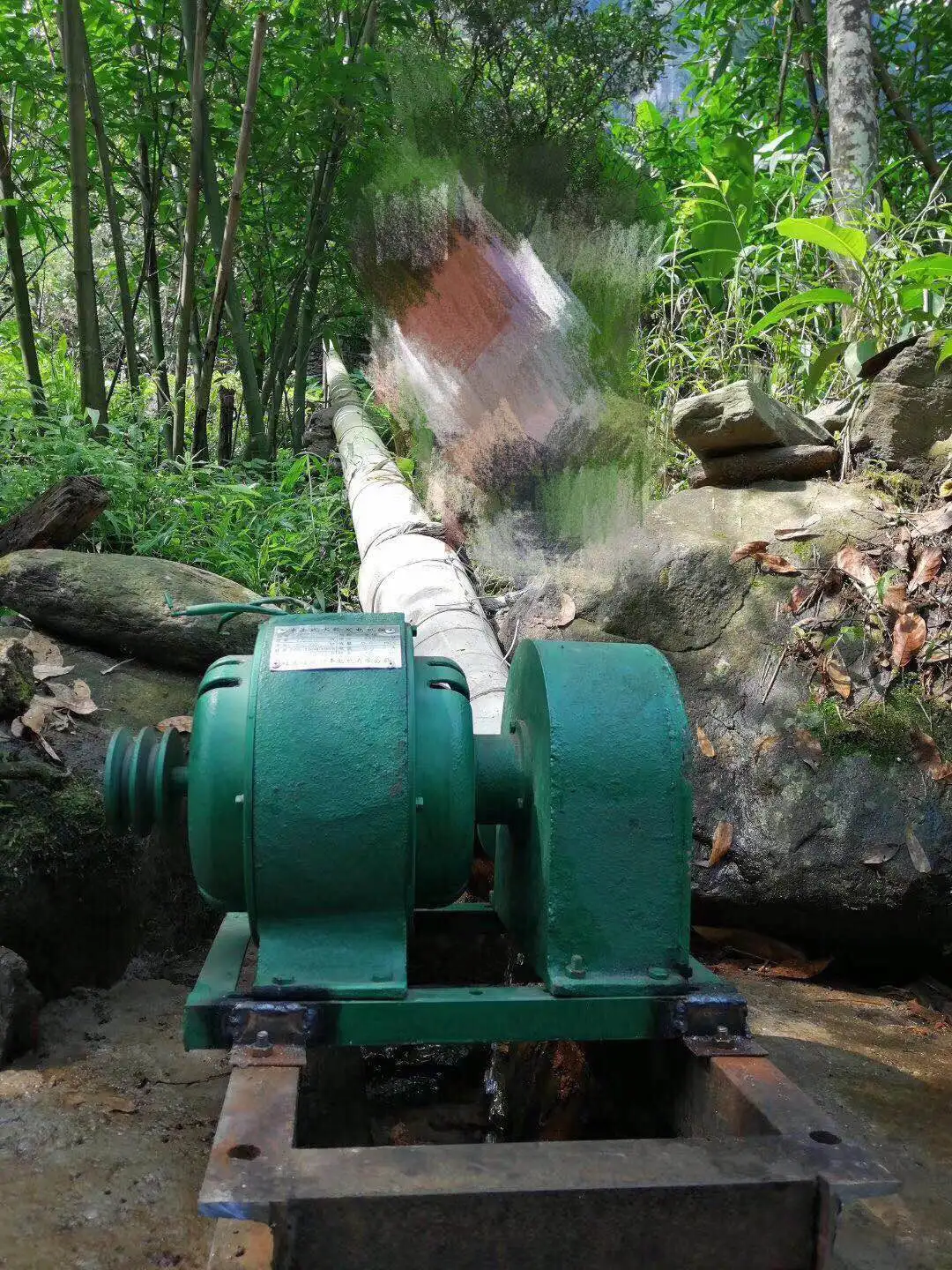 Permanent horizontal impulse 220V 3000w horizontal dual-purpose permanent magnet hydraulic turbine generator set