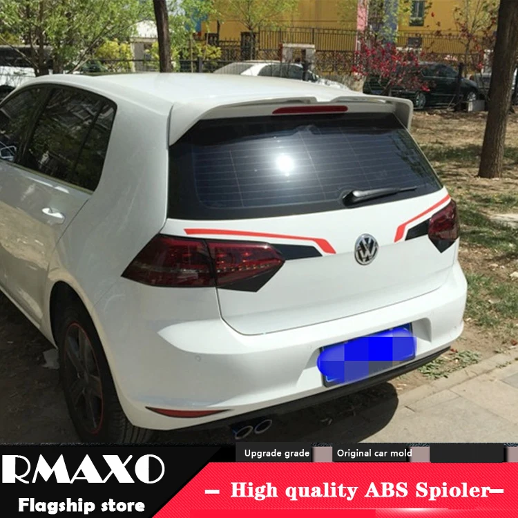 Спойлер для Volkswagen Golf 7 2011 2013 mk7 Glof 5 высококачественный АБС пластик заднее крыло