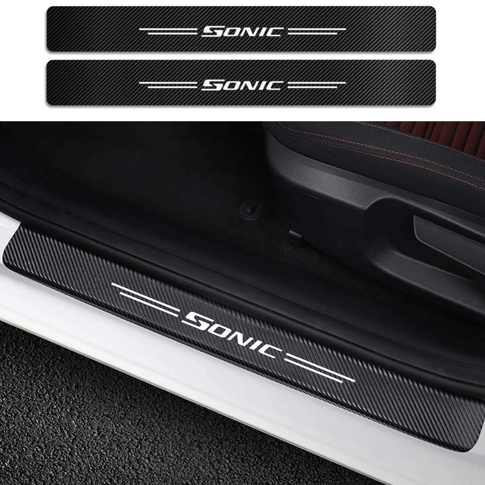 4PCS Car Door Threshold Protector Anti Scratch Cover Stickers For